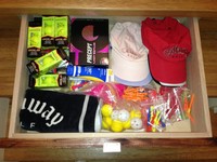 An InStep Drawer can manage your golf accessories
